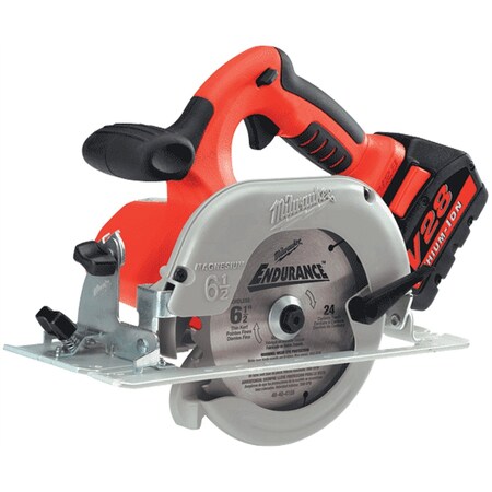 Milwaukee Tool MilwaukeeÂ® M28 Cordless 6-1/2 in. Circular Saw w/ (2) Batteries Kit 0730-22